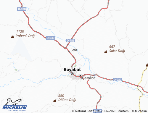 MICHELIN Karacaören map - ViaMichelin