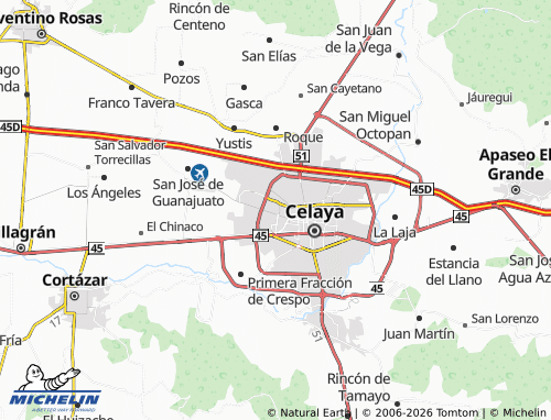 Mappa MICHELIN Nuevo Celaya - ViaMichelin