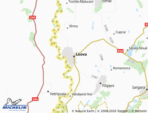 Mappa MICHELIN Leova - ViaMichelin