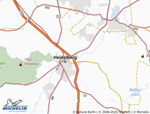 MICHELIN-Landkarte Bergsig - ViaMichelin