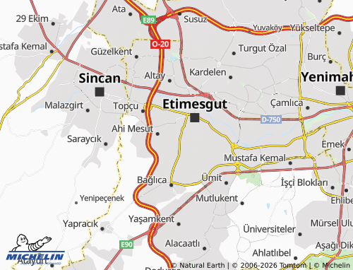 Kaart MICHELIN Alsancak - ViaMichelin