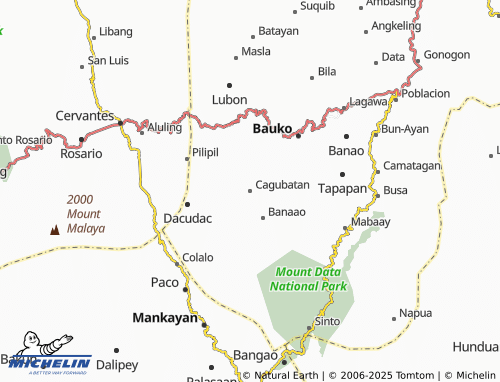 MICHELIN Cagubatan map - ViaMichelin