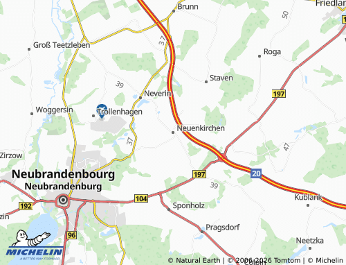 MICHELIN Neuenkirchen map - ViaMichelin