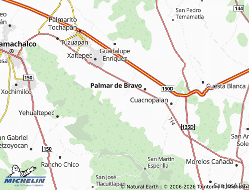 MICHELIN La Purísima map - ViaMichelin