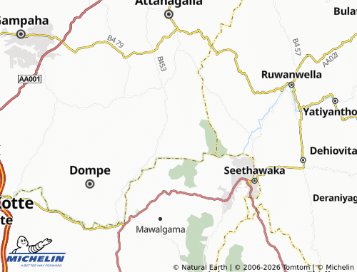 Mappa MICHELIN Dangalla North - ViaMichelin