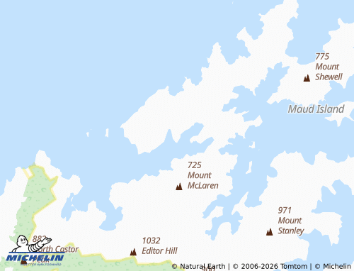 Mapa MICHELIN Squally Cove - ViaMichelin