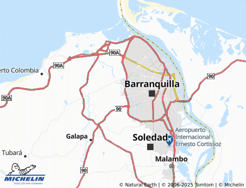 MICHELIN El Pueblo map - ViaMichelin
