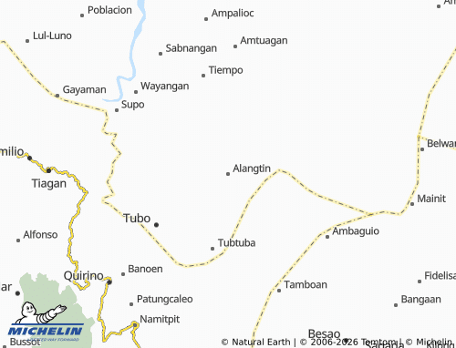 MICHELIN Alangtin map - ViaMichelin