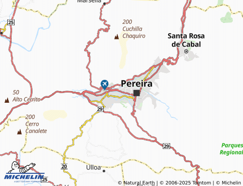 MICHELIN Jardín de Vélez y Vélez map - ViaMichelin
