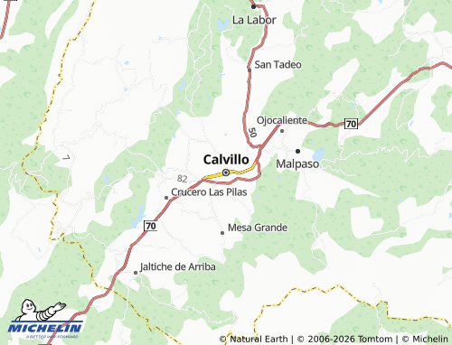 MICHELIN-Landkarte Calvillo - ViaMichelin