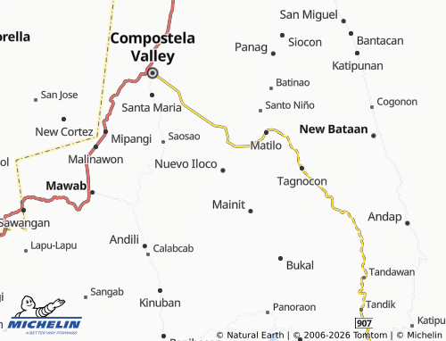 MICHELIN Nuevo Iloco map - ViaMichelin