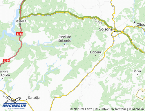 MICHELIN-Landkarte Sant Climent - ViaMichelin