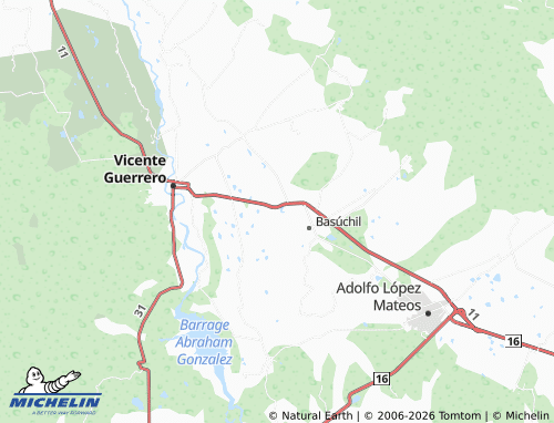 Mapa MICHELIN Borjas - ViaMichelin
