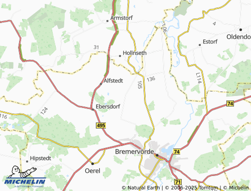 MICHELIN Mehedorf map - ViaMichelin