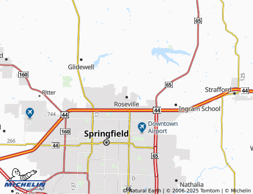 MICHELIN Roseville map - ViaMichelin