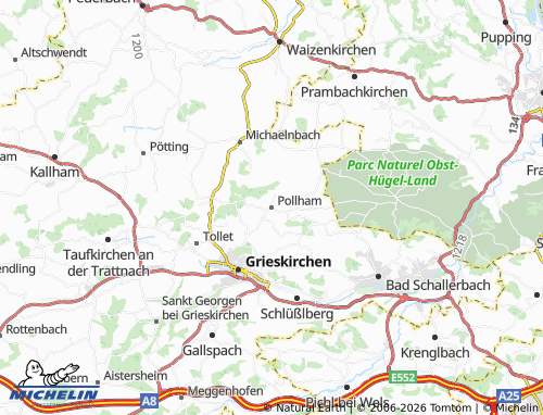 MICHELIN Pollham map - ViaMichelin