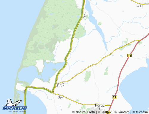 Mapa MICHELIN Fuglsang - ViaMichelin