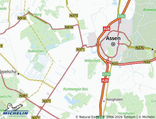 MICHELIN Bovensmilde map - ViaMichelin