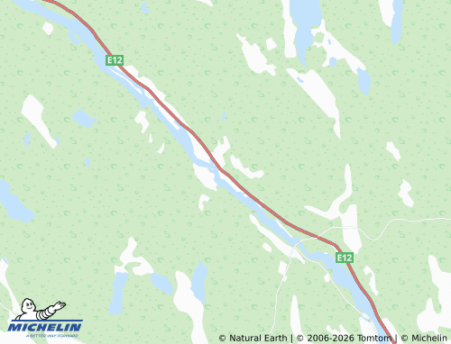 Carte MICHELIN Tegsnäset - ViaMichelin