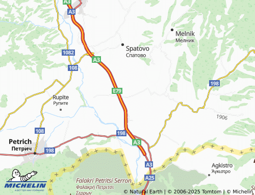 MICHELIN Novo Konomladi map - ViaMichelin