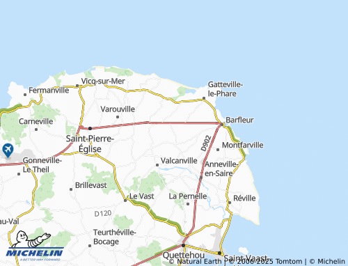 Carte MICHELIN La Rue Gaillard - ViaMichelin