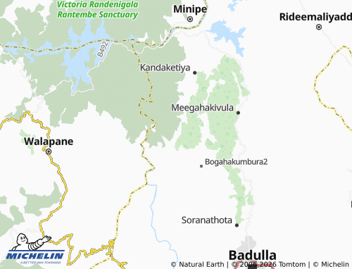 Mapa MICHELIN Mudagamuwa - ViaMichelin