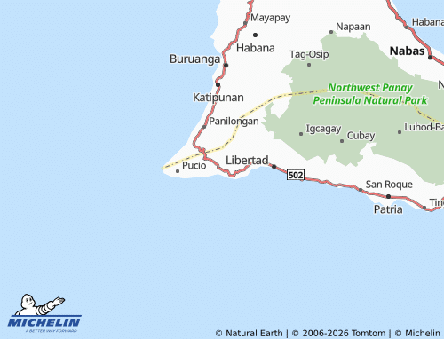 MICHELIN Tinigbas map - ViaMichelin