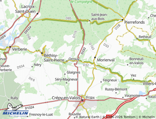 Mappa MICHELIN Gilocourt - ViaMichelin