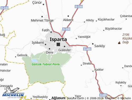 Mappa MICHELIN Halıkent - ViaMichelin