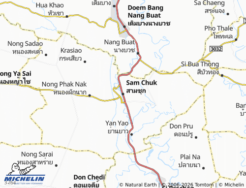 Mappa MICHELIN Sam Chuk - ViaMichelin
