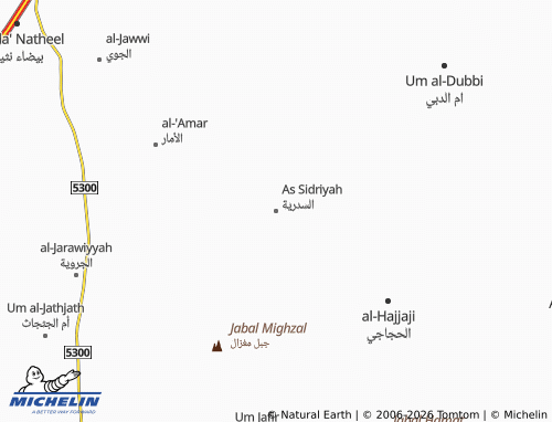 MICHELIN-Landkarte As Sidriyah - ViaMichelin