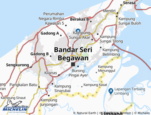 Mappa MICHELIN Kampung Kiulap - ViaMichelin