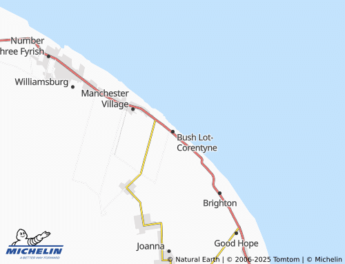 Mappa MICHELIN Bush Lot-Corentyne - ViaMichelin
