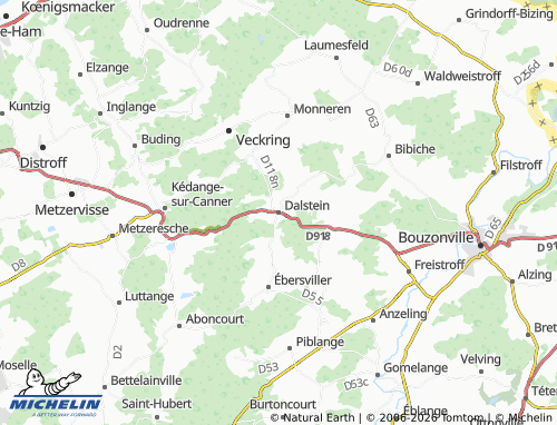 Mapa MICHELIN Dalstein - ViaMichelin