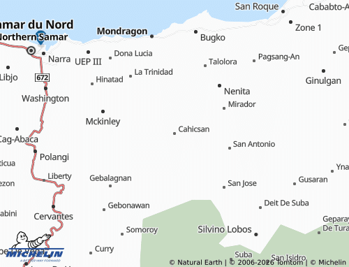 MICHELIN Cahicsan map - ViaMichelin