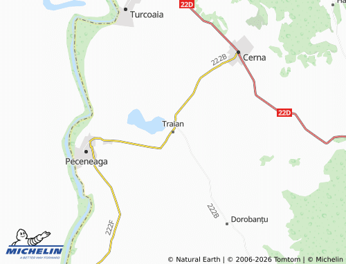 MICHELIN Traian map - ViaMichelin
