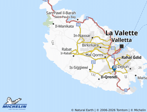 MICHELIN-Landkarte Rabat - ViaMichelin