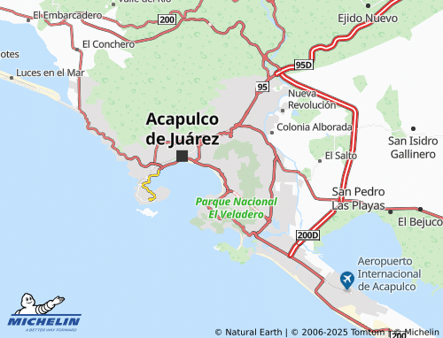 MICHELIN Centro Internacional Acapulco map - ViaMichelin