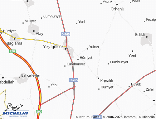 MICHELIN Hürriyet map - ViaMichelin
