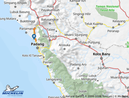 Mappa MICHELIN Solok - ViaMichelin