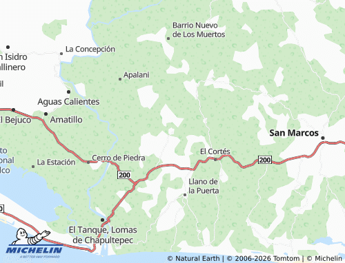 Mapa MICHELIN Las Minas - ViaMichelin