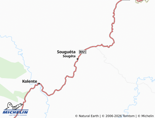Kaart MICHELIN Sougéta - ViaMichelin