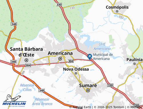 Mappa MICHELIN Santa Cruz - ViaMichelin