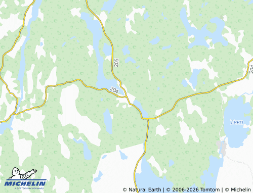 MICHELIN-Landkarte Svartå - ViaMichelin