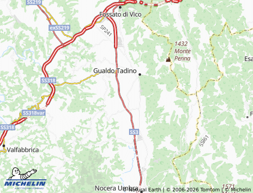 MICHELIN-Landkarte Rasina - ViaMichelin