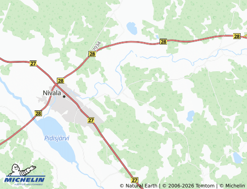 MICHELIN-Landkarte Ahde - ViaMichelin