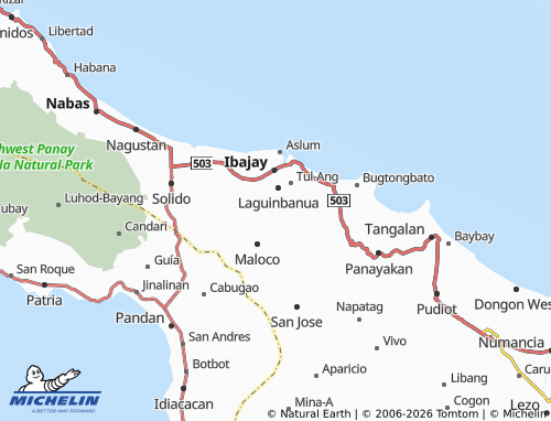 MICHELIN Capilijan map - ViaMichelin