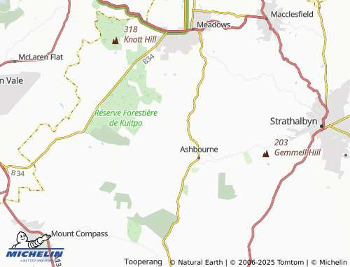 MICHELIN McHarg Creek map - ViaMichelin