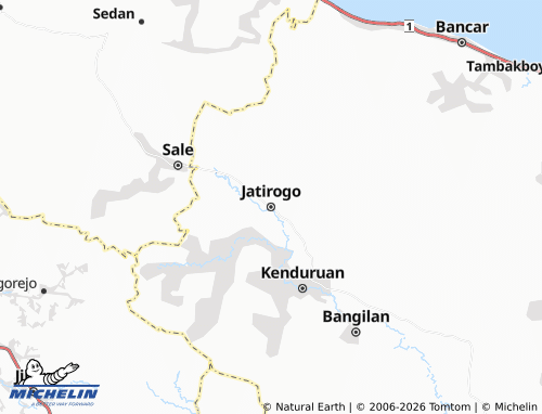 MICHELIN Jatirogo map - ViaMichelin