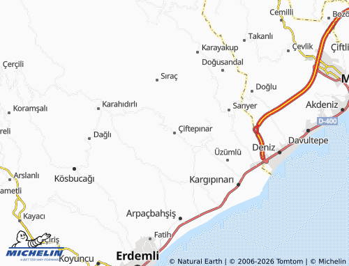 Mapa MICHELIN Çiftepınar - ViaMichelin